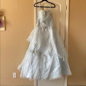 Blue quinceanera gown